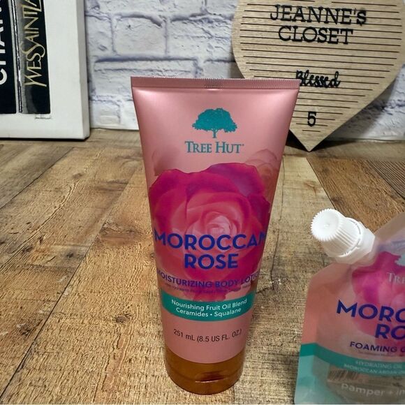 Tree Hut Moroccan Rose Moisturizing Body Lotion and shower gel - Picture 2 of 5